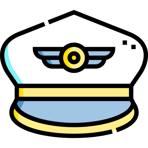 kapelusz pilota Detailed Straight Lineal color ikona