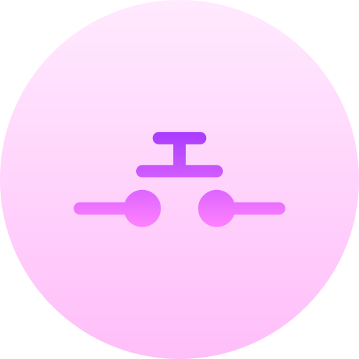 Button Basic Gradient Circular icon