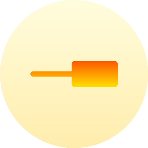 Male connector Basic Gradient Circular icon
