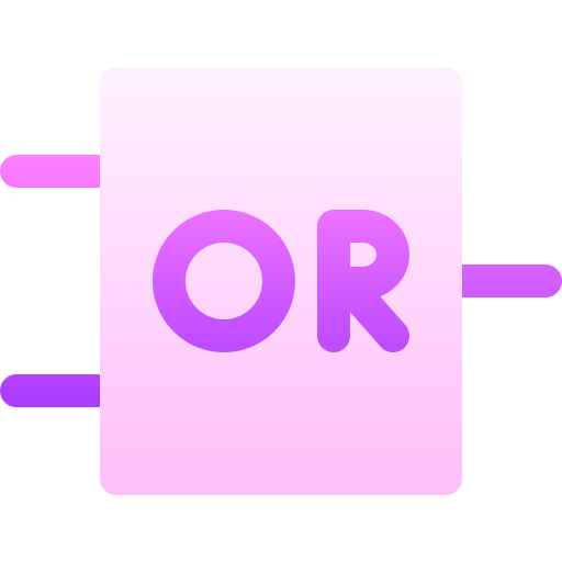 Logic gate or Basic Gradient Gradient icon