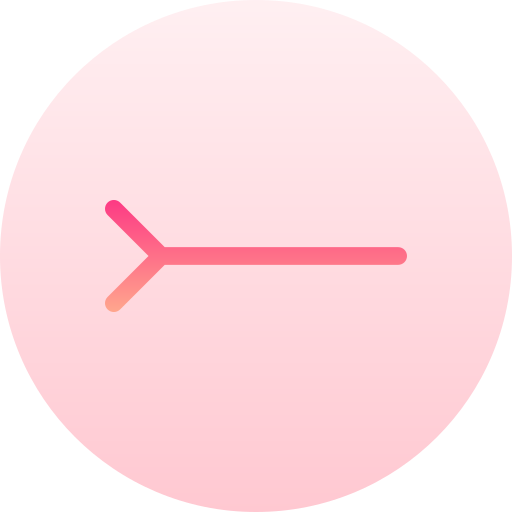 Female connector Basic Gradient Circular icon