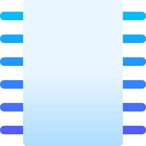 układ scalony Basic Gradient Gradient ikona