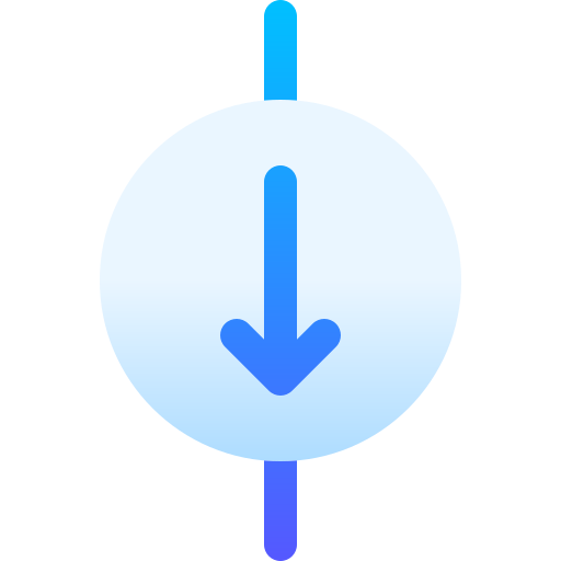 직류 전류 Basic Gradient Gradient icon