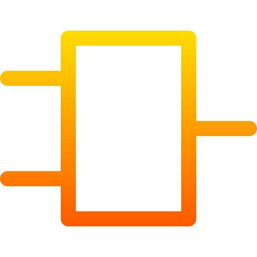 문과 Basic Gradient Lineal color icon