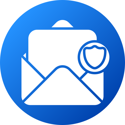 correo electrónico confidencial Generic gradient fill icono