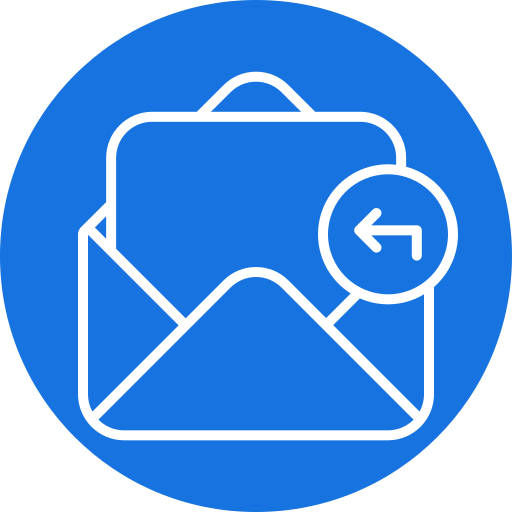 Receive mail Generic color fill icon