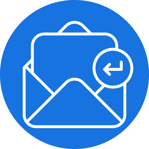 recibir correo Generic color fill icono