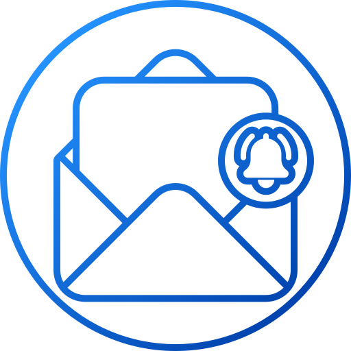 Mail Generic gradient outline icon