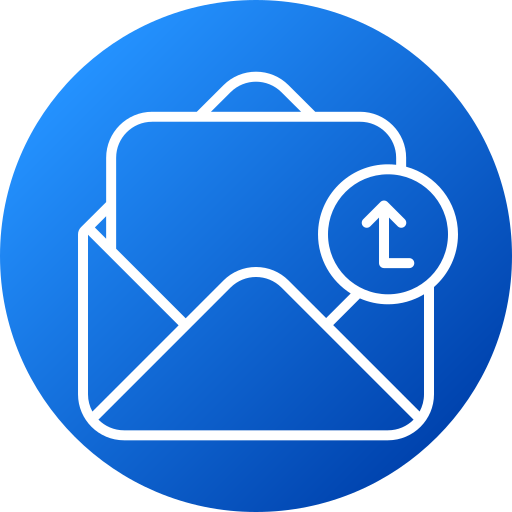 Send mail Generic gradient fill icon