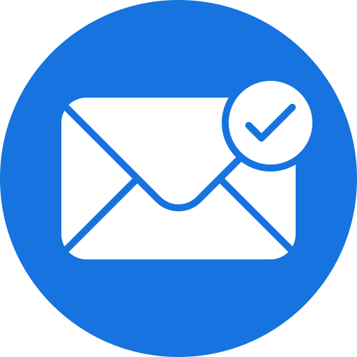 Check mail Generic color fill icon