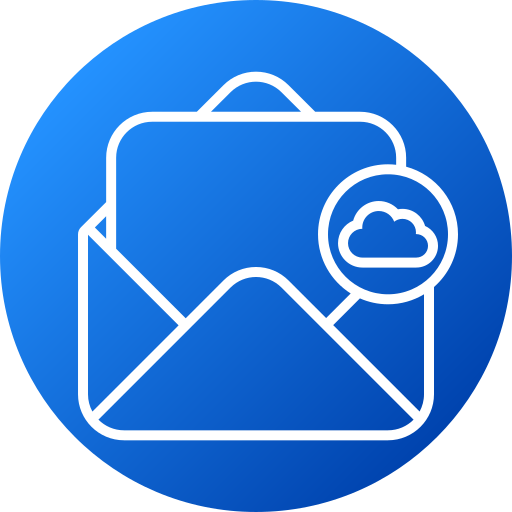 cloud-mail Generic gradient fill icon