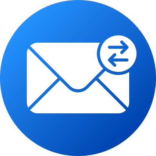 intercambiar correos Generic gradient fill icono