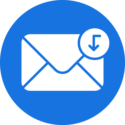 Receive mail Generic color fill icon