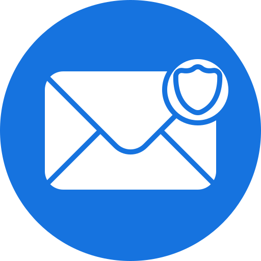 poufny e-mail Generic color fill ikona