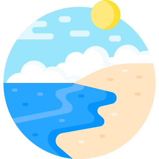 brzeg Detailed Flat Circular Flat ikona