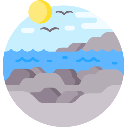 skały Detailed Flat Circular Flat ikona