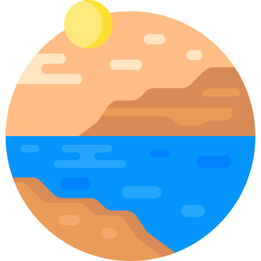 küste Detailed Flat Circular Flat icon