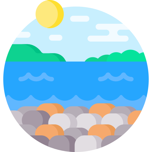 Pebbles Detailed Flat Circular Flat icon