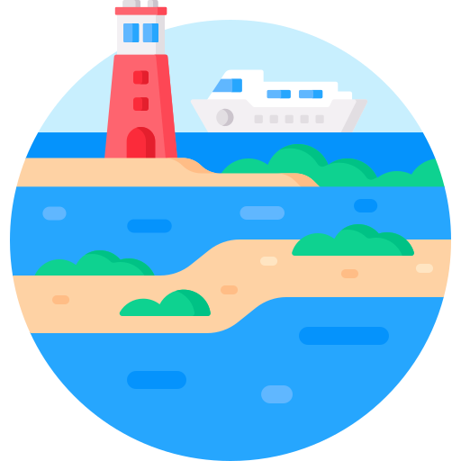 bariera Detailed Flat Circular Flat ikona