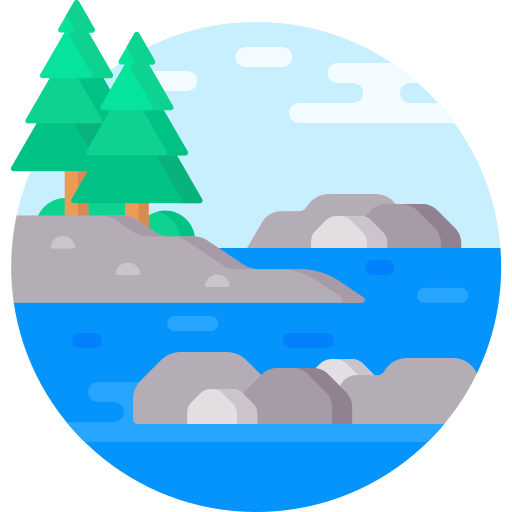 Rocky Detailed Flat Circular Flat icon