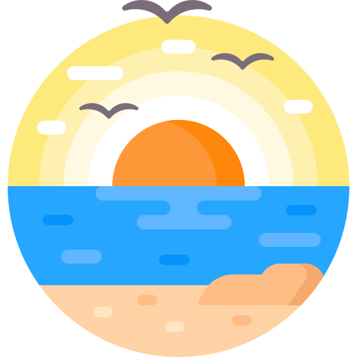 horyzont Detailed Flat Circular Flat ikona