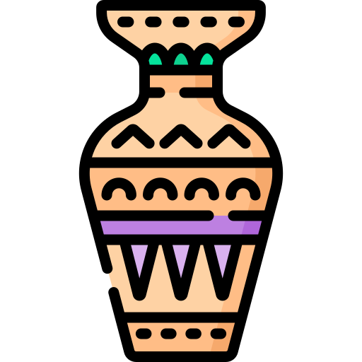 égyptien Special Lineal color Icône