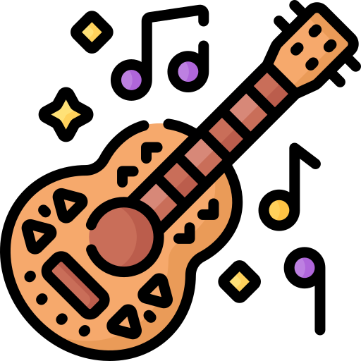 ukelele Special Lineal color icoon