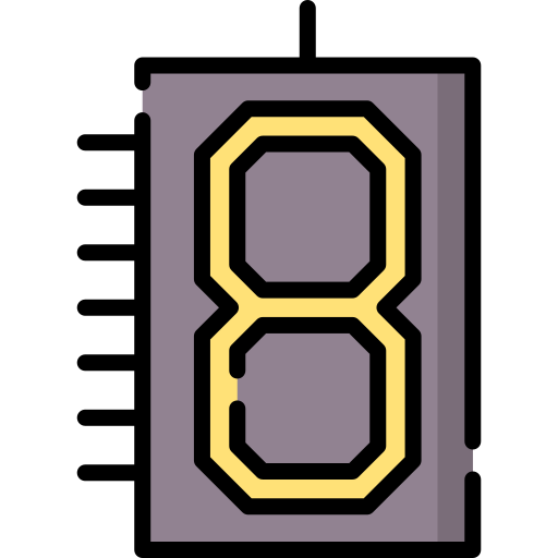 display a sette segmenti Special Lineal color icona