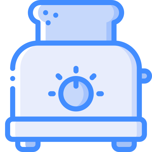 Toaster Basic Miscellany Blue icon