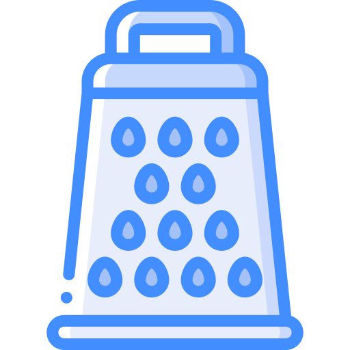 Grater Basic Miscellany Blue icon