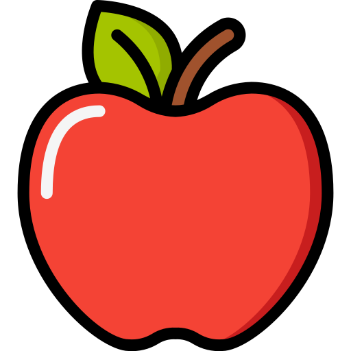 jabłko Basic Miscellany Lineal Color ikona