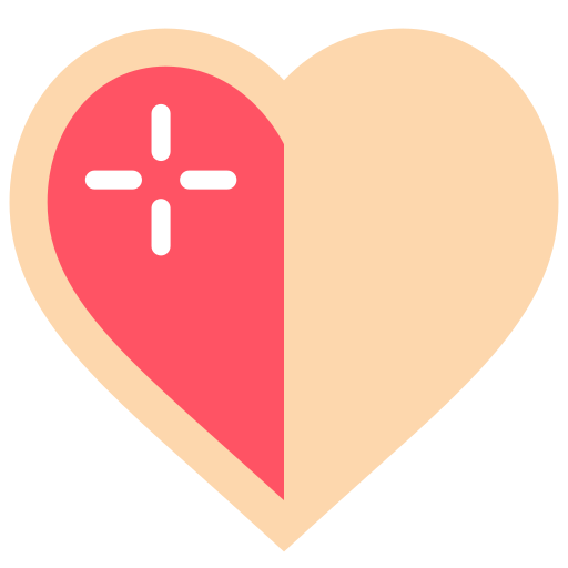 corazón Basic Miscellany Flat icono