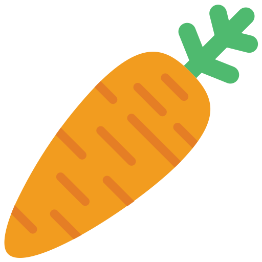 zanahoria Basic Miscellany Flat icono