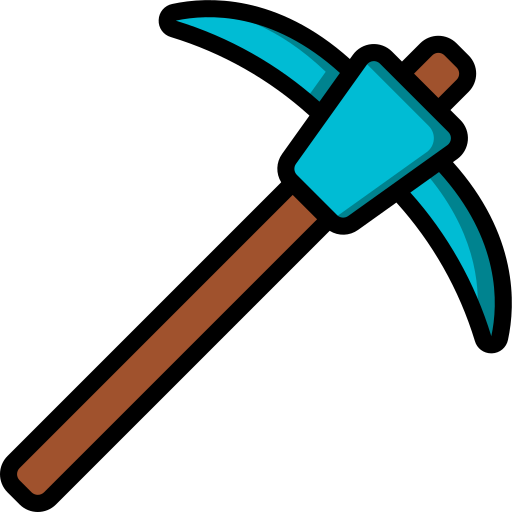 Pickaxe Basic Miscellany Lineal Color icon