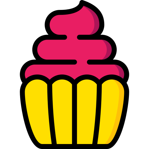 cupcake Basic Miscellany Lineal Color icon