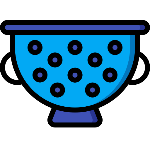 Colander Basic Miscellany Lineal Color icon