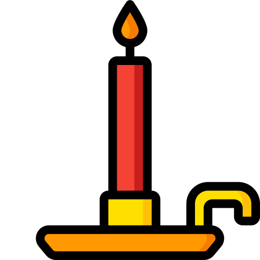 Candle Basic Miscellany Lineal Color icon