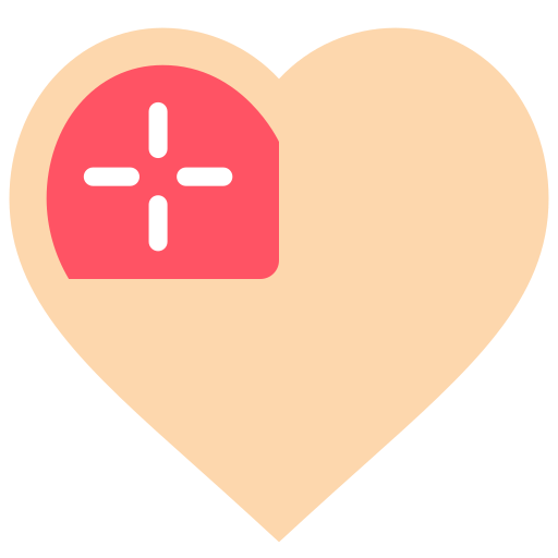 corazón Basic Miscellany Flat icono