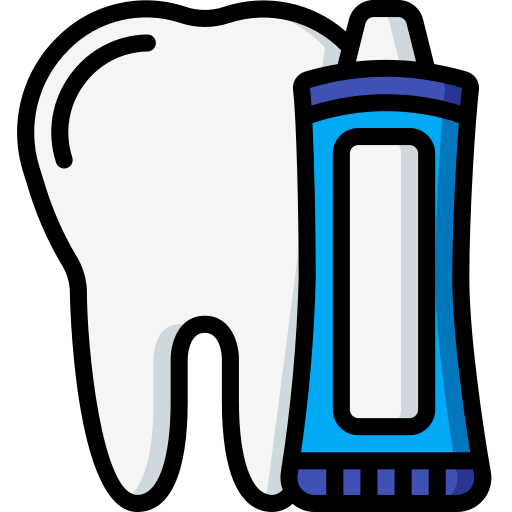 pasta do zębów Basic Miscellany Lineal Color ikona