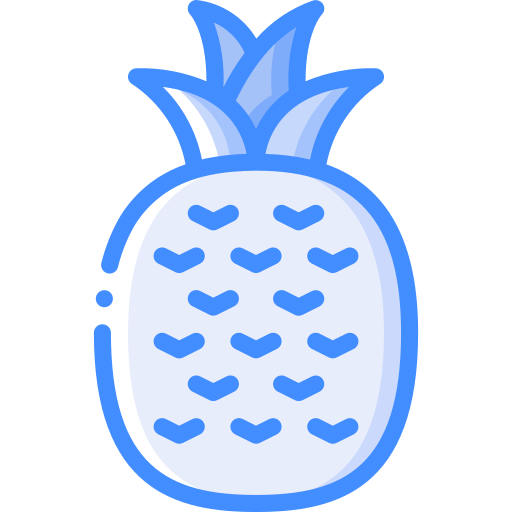 パイナップル Basic Miscellany Blue icon