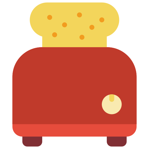 tostadora Basic Miscellany Flat icono
