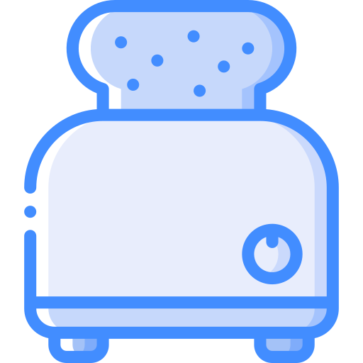 Toaster Basic Miscellany Blue icon