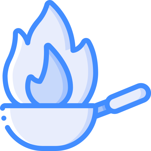 火炎 Basic Miscellany Blue icon