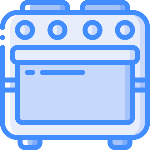 Oven Basic Miscellany Blue icon