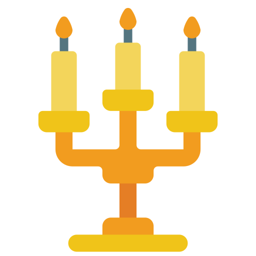 Candles Basic Miscellany Flat icon