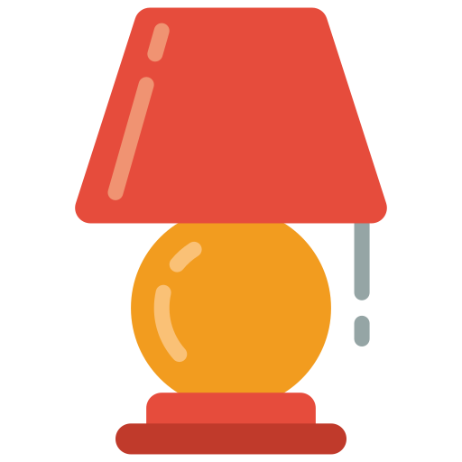 Lamp Basic Miscellany Flat icon