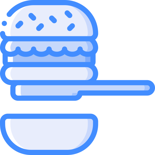 hambúrguer Basic Miscellany Blue Ícone