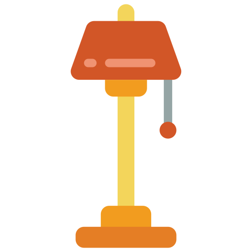 Lamp Basic Miscellany Flat icon