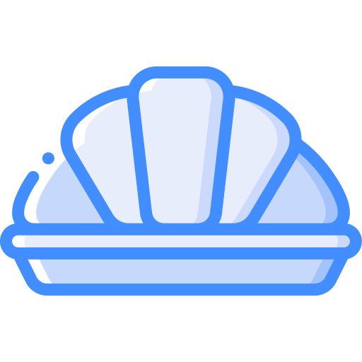 Croissant Basic Miscellany Blue icon