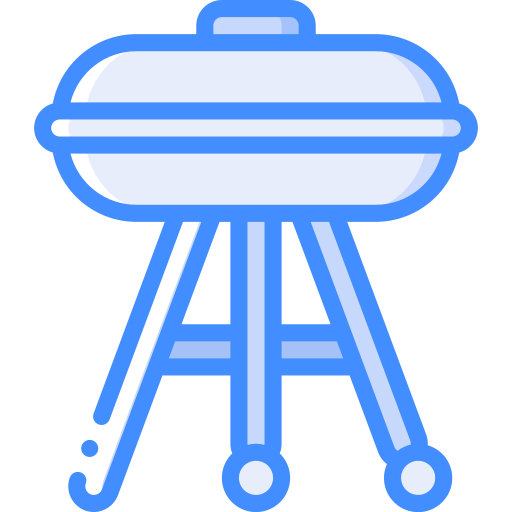 un barbecue Basic Miscellany Blue Icône